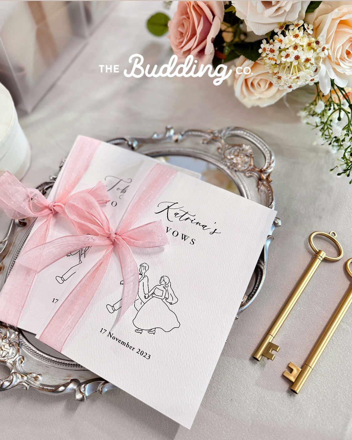 Vow Cards 婚禮誓言卡 (一對)